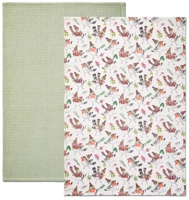 Immagine prodotto di Set di due strofinacci da cucina Tipperleyhill Robin