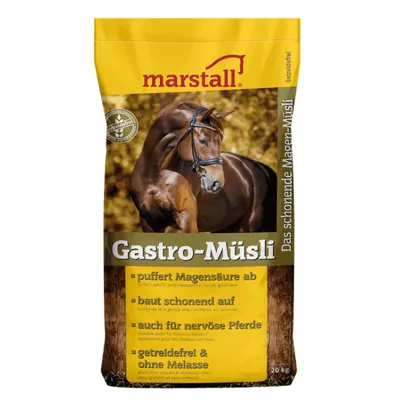 Immagine prodotto di Marstall Gastro-Müsli – muesli per cavalli, senza cereali, 20 kg