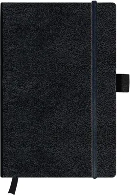 Produktbild von Notizbuch Classic A5 96 Blatt kariert schwarz my.book Packung mit 40 Stück