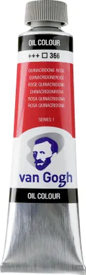 Image de Peinture à l'huile Van Gogh en tube 40 ml, quinacridone rose (primaire) 366