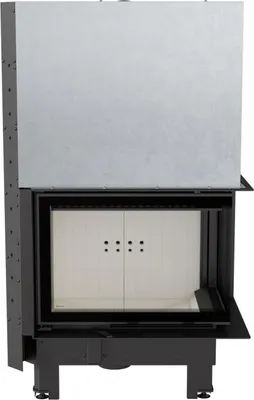 Immagine prodotto di Inserto per caminetto in acciaio KRATKI MBZ 13 kW Ø 200 con molla della porta