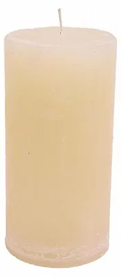 Obrázek produktu pro Svíčka značky Stumpenkerze, průměr 10 cm, výška 20 cm, barva: krémová bílá, doba hoření: cca 140 hodin.