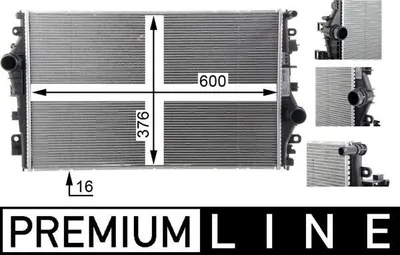 Produktbild von MAHLE CR 1658 000P Kühler Wasserkühler Motorkühler für ALFA ROMEO GIULIA (952)