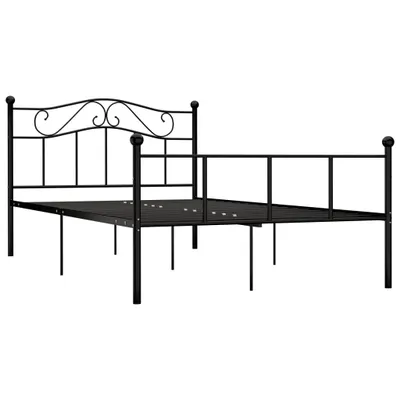 Zdjęcie produktu dla Rama Łóżka, Czarna, Metalowa, 120 X 200 Cm Lumarko!