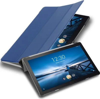 Obrázek produktu pro Cadorabo Ochranné pouzdro pro tablet Lenovo Tab P10 (10,1 palce) v modrém pouzdře Cover Pocket Auto Wake up