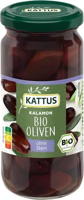 Produktbild von schwarze Kalamon Oliven entsteint