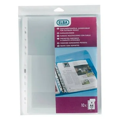 Image de Pochettes Elba Transparent A4 10 pièces (5 pièces)