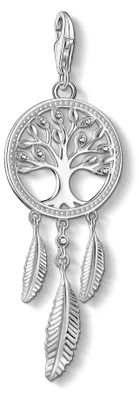 Produktbild von Thomas Sabo 1845-051-14 Charm-Anhänger Traumfänger Baum Silber