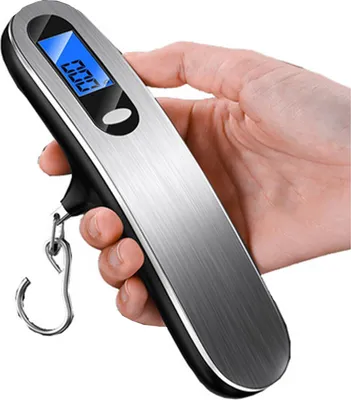 Obrázek produktu pro Digitální váha na kufry Závěsná váha na zavazadla Cestovní váha Ruční váha Váha na balíky do 50 kg