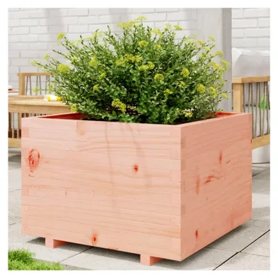 Produktbild von Pflanzkübel aus Douglasienholz 70x70x49,5 cm Hochbeet für Garten und Balkon Witterungsbeständig