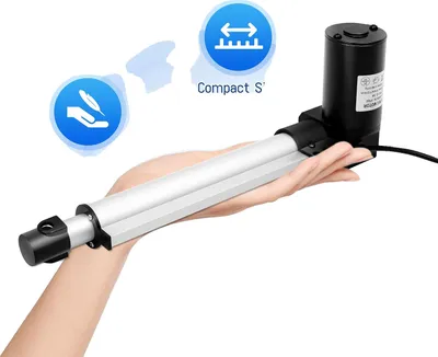Obrázok produktu pre Lineárny aktuátor, maximálna záťaž 6000 N, zdvih 230 mm, napätie 24 V DC, výkon 60 W, krytie IP44