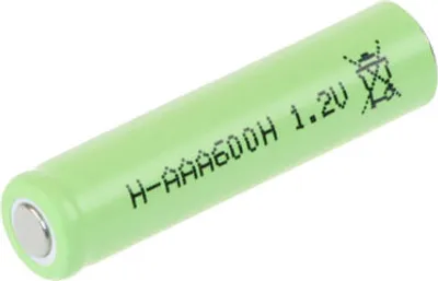 Produktbild von Mexcel - H-AAA600H - Micro AAA - 1,2 Volt 600mAh Ni-MH - Hochtemperatur