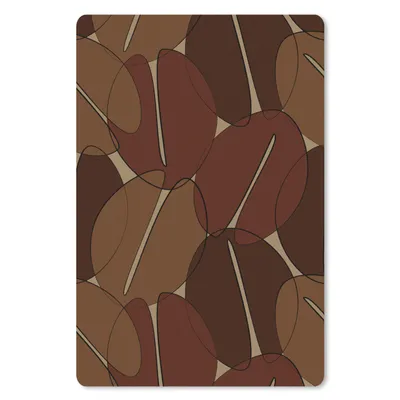 Produktbild von MuchoWow® Mauspad Mousepad Kaffeebohnen - Muster - Kaffee 18x27 cm - Mousepads - Maus Mat - Pad - Mausunterlage