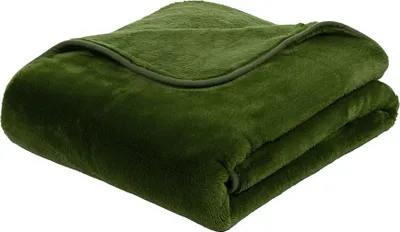 Produktbild von Gözze Premium Cashmere Feeling Decke dunkelgrün 130x170 cm