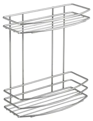 Produktbild von Aqualine CHROM LINE Duschablage, 2 Etagen, Chrom