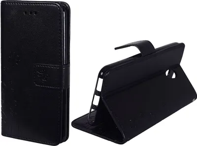 Produktbild von Schutz Hülle Blumen für Handy ZTE Blade V7 Schwarz