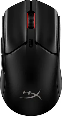 Produktbild von HyperX Pulsefire Haste 2 – Wireless-Gaming-Maus (Schwarz), Beidhändig, Optisch, RF Wireless + Bluetooth + USB Type-A, 26000 DPI, Schwarz