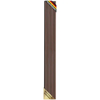 Produktbild von Akustikpaneele in Holzoptik für angenehme Raumakustik 275 x 27 cm Black Walnut
