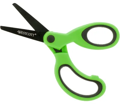 Productafbeelding van Westcott Kinderschaar KidsNEON E-21565 00, rond, puntig, 13 cm, groen
