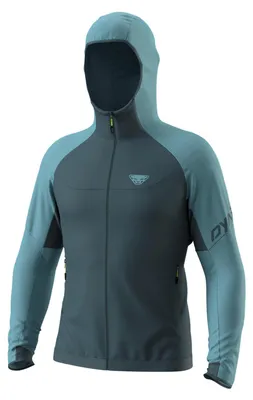 Image de Sweat à capuche Dynafit Transalper Ptc Hooded JKT - bleu fumé, taille L