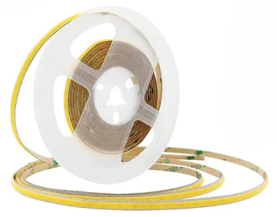Immagine prodotto di Alcapower Striscia LED COB SLIM IP20 24V 6W/m 4000K 600lm/m - Rotolo da 5 metri ad alta densità luminosa con 504 LED/m per installazioni lineari