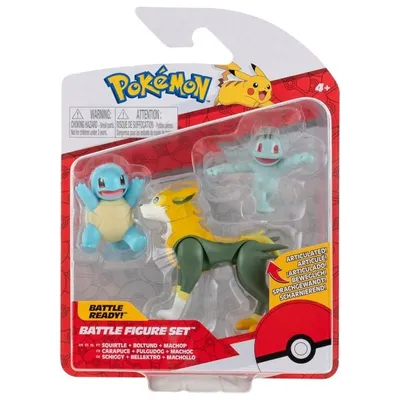 Obrázok produktu pre Pokémon figúrky Squirtle Boltund a Machop