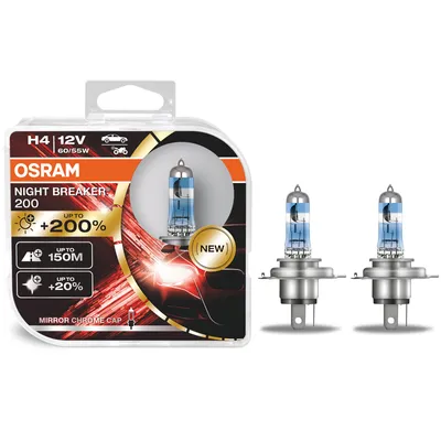 Produktbild von Osram H4 Night Breaker Laser 200 Next Generation 200% mehr HELLIGKEIT  2 Stück