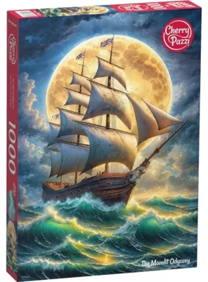 Immagine prodotto di CHERRY PAZZI, Puzzle "Odyssea al chiaro di luna", 1000 pezzi, versione espansa (DLC)