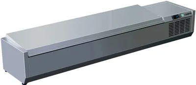 Produktbild von Aufsatzkühlvitrine mit Edelstahldeckel - 1/3 GN VRX 2000 S/S