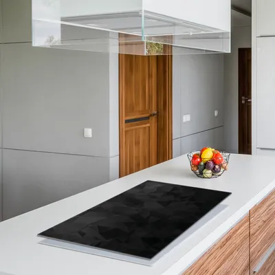 Imagen del producto de Placa de vitrocerámica protectora para cocina, 90x52 cm, color negro