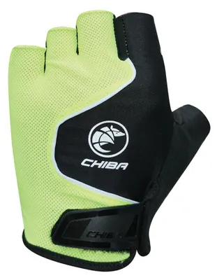 Produktbild von CHIBA Cool Air - Radhandschuhe neongelb, XL, atmungsaktiv mit Gelpolsterung.