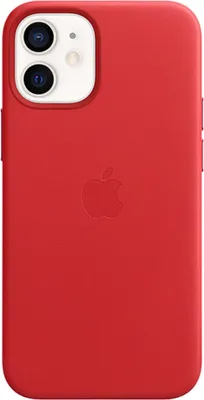 Image de Original Apple iPhone 12 mini 5,4" MHK73ZM/A MagSafe Leather Case Étui de protection Scarlet (Product) Red