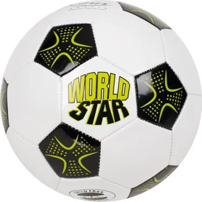 Produktbild von Fußball World Star Gr.5 aufgeblasen, 1 Stück