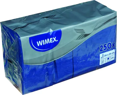 Produktbild von 250 Cocktail-Servietten 2-lagig ca. 24x24cm dunkelblau