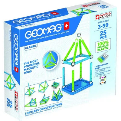 Produktbild von GEOMAG CLASSIC GREEN Line 25 Teile