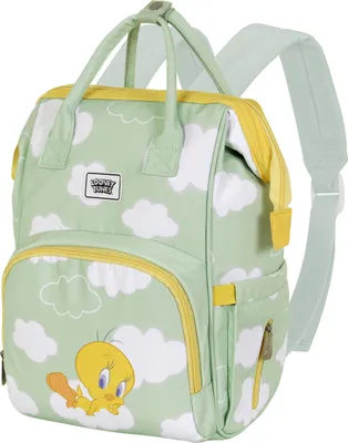 Produktbild von Karactermania Wickelrucksack Looney Tunes Tweety Wickeltasche Rucksack Baby Mamarucksack Mommybag