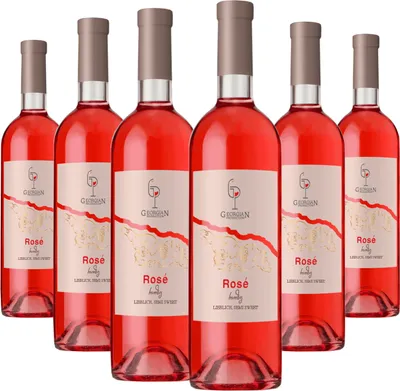 Produktbild von Weinpaket Rose lieblich von Georgian Production Rosewein lieblich