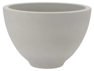 Produktbild von DK Design Blumentopf Vinci - hellgrau matt - innen - 18x27 cm