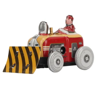 Obrázek produktu pro Wind Up Pushdozer Toy,Tin Toy Pushdozer,Vintage Small Pushdozer Wind Up Toy,Retro Wind Up Tin Toy,Small Pushdozer Nostalgic Toy,Tin Toy Decoration