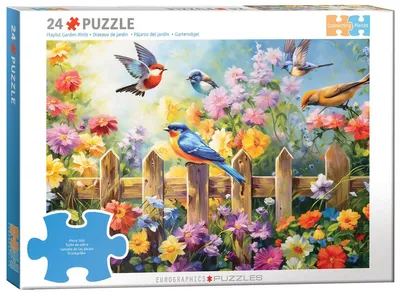 Immagine prodotto di Eurographics Puzzle Gartenvögel, Bunte Vögel - Lauai, 24 Teile, 6724-6017