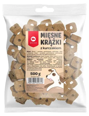 Obrázok produktu pre MASED Mäsové plátky s kuracím pre psov - 500g
