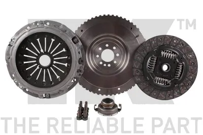 Produktbild von Kupplungssatz Umrüstsatz auf Einmassenschwungrad mit Lager, 228 mm Durchmesser für CITROËN, FIAT, PEUGEOT, LANCIA