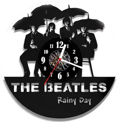 Zdjęcie produktu dla Zegar ścienny z płyty winylowej The Beatles 18.2