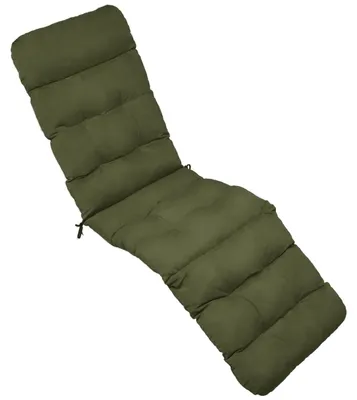 Produktbild von Beautissu Bequeme Liegenauflage Deckchair, 200x50x8 cm, Olivegrün