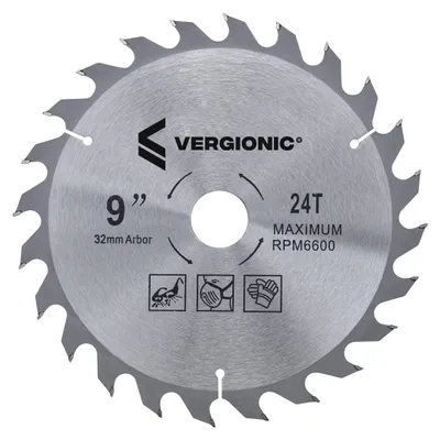 Produktbild von Vergionic Hartmetall-Sägeblatt Holz 230mm 24 Zähne