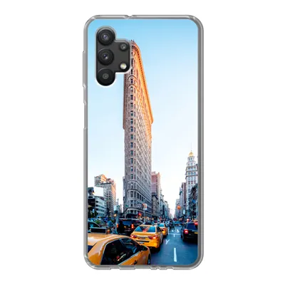 Produktbild von MuchoWow® Handyhülle Schutzhülle Hülle für Samsung Galaxy A32 5G Starker Verkehr rund um das Flatiron Building Silikon Softcase Handy Hülle - Softcase