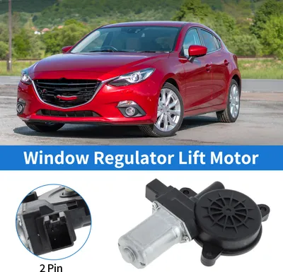 Image de Moteur De Lève-Vitre Avant Gauche Arrière Gauche Pour Mazda 2014-2018 3 L4 2.0L Hatchback No.Bhp15958X Moteur De Lève-Vitre 2 Broches