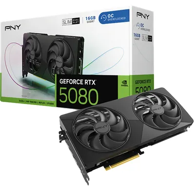 Produktbild von PNY GeForce RTX 5080 SLIM OC 16GB