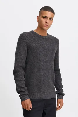 Produktbild von Blend BHPullover Herren Strickpullover Grobstrick Pullover mit Rippbündchen Rippkragen Regular fit