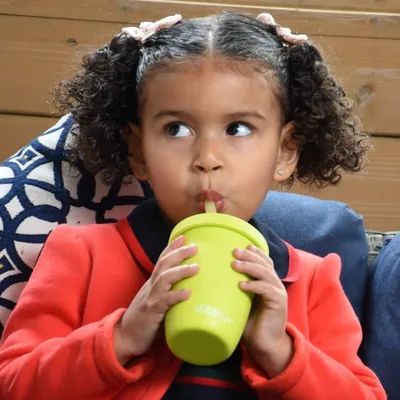 Obrázek produktu pro Silikonový hrníček Sippy Küp Lime